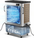 Landeagle 70″ Swamp Cooler Air Conditioner,20600 CFM Portable Evaporative Coolers with 57.1 Gal Tank,120°Oscillation, Outdoor Cooling Fan with Continuous Auto Fill for Patio Garage Industry Commercial