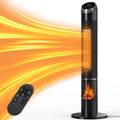 Landeagle Space Heaters for Large Room, 1500 W Electric Heater with Thermostat, 24H Timer, Indoor Heater with 80°Oscillation, Heaters with Tip-over Protection for Indoor Use(38IN)