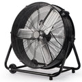 Landeagle 30Inch Industrial Drum Fan,14000CFM Heavy Duty Floor Fan, Powerful 3-Speed Air Circulator with 360° Tilt Castors,550W High Velocity Shop Fan for Warehouse