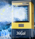 Landeagle 8980CFM Swamp Cooler, Evaporative Air Cooler with Continuous Auto Fill,36-Gal Water Tank,5 Ice Packs,Portable Evaporative Cooler for Outdoor Patio Garage Commercial Industrial Use(55IN)